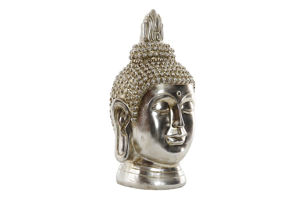 DECO RF-157220 FIGURE RÉSINE 20X22X42 T TE BOUDDHA CHAMPAGNE