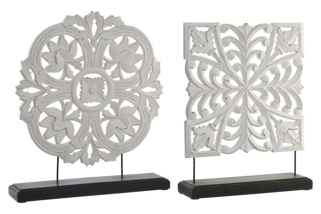 DECO DH-146910 DECORATION MDF WOOD 38X11,5X49,5 2 MOD.