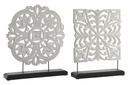 DECO DH-146910 DECORATION MDF WOOD 38X11,5X49,5 2 MOD.