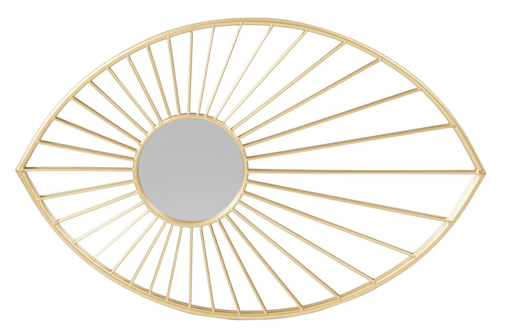 DECO MB-176770  MIROIR METAL 59X3X88 SUN GOLDEN