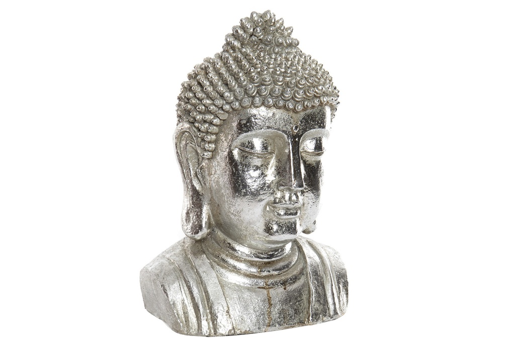 DECO RF-157221  FIGURE RESIN 25X20,5X36 BUDDHA HEAD MATTE