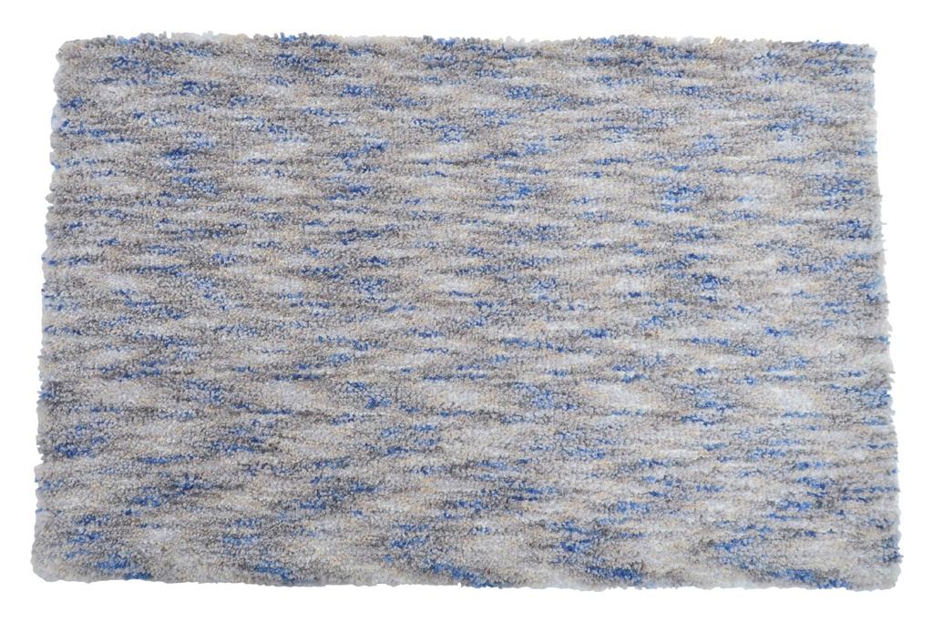 DECO TX-146028  TAPIS  POLYESTER 120X180X2,5 19,4 ZIG ZAG SKY BLUE