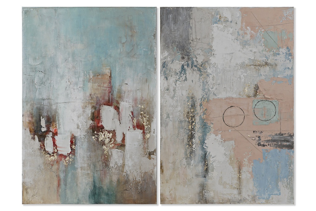 DECO CU-176597 TABLEAU CANVAS PINE TREE 60X3X90 ABSTRACT 2 MOD.