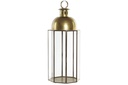 DECO FA-161951LANTERNE MÉTAL VERRE 25X25X69 25 DORÉ