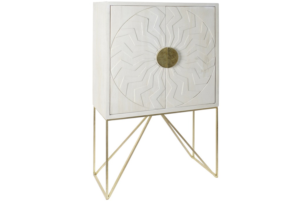 DECO MB-162417 COMMODE MANGUE FER 88,5X43X150 MANDALA