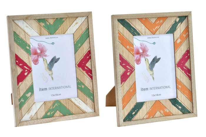 DECO LD-153873 CADRE PHOTO WOOD 13X18 23X2X28 NATURAL 2 MOD.