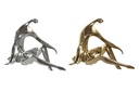 DECO RF-181543 FIGURE RÉSINE 30X15X20 DANSEUSE 2 MOD.