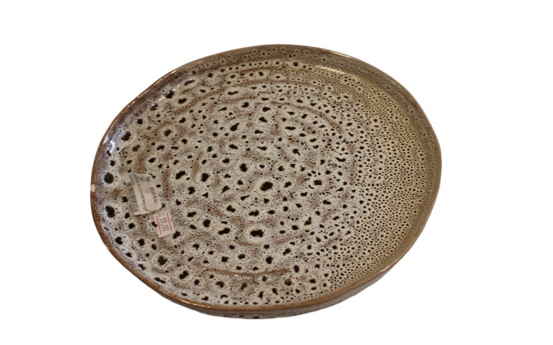 DECO 760532 PLATE ALESIA D 255MM CER M BRN