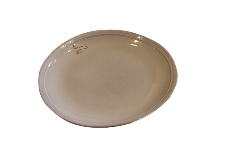 DECO 741314 DESSERT PLATE ELLIS D 280MM CERM WHT