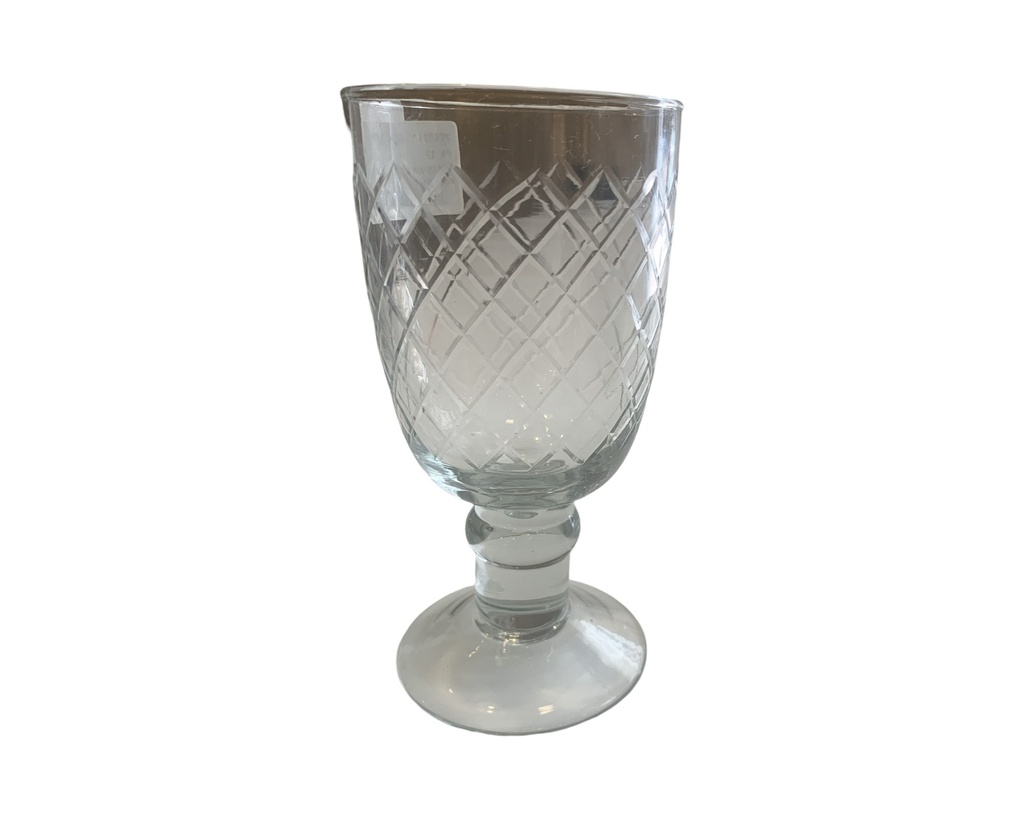 DECO 770521 GLASS WINE CATHERINE H1 60*80 GLS CLR