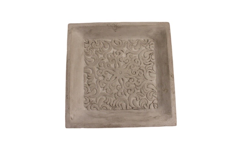DECO PLATEAU ALBERTI H50X550MM CONC GRY CEMENT