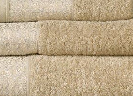 LL SERVIETTE MARTE 100X150 BEIGE 100% COTON