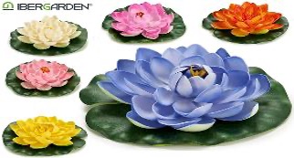 DECO 20009 FLEUR PVC EVA FLOTANTE D20CM ASSORT 6 COUL