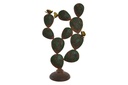 DECO FD-150562 FIGURE METAL 32X16X54 CACTUS VIEILLI VERT