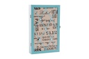 DECO LD-125533 BOITE BIJOUX BOIS 26X40X6 MUR BLEU