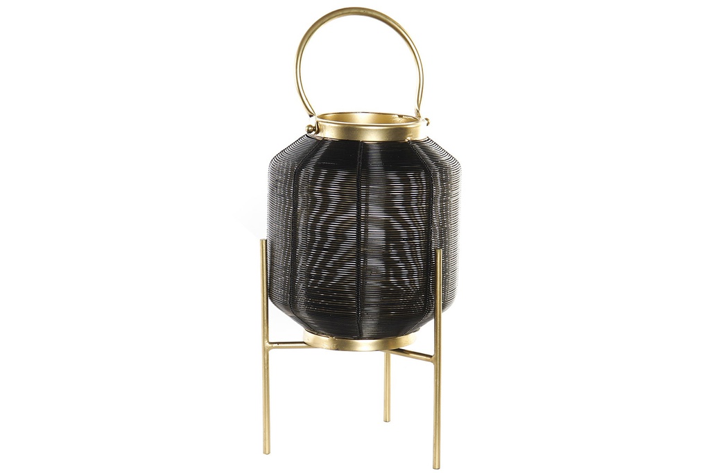 DECO PV-160056 BOUGEOIR METAL 21,5X21,5X38 DORE