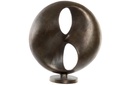DECO DH-162457 DECORATION ALUMINIUM 46X10,5X48 CIRCLE AGED GOLDEN