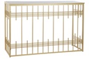 DECO MB-181220 CONSOLE METAL VERRE 120X40X81 DORE