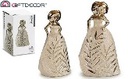 DECO 73437 FIGURINE EPOQUE BRANCHES DOREES 12,5X9,5X25