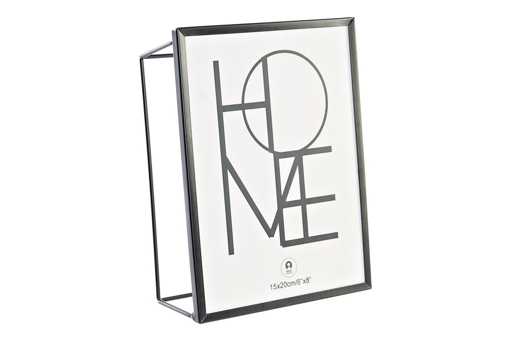 DECO MF-199691 CADRE PHOTO 15X20 METAL VERRE 15,5X6X20,5 NOIR