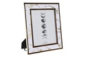 DECO MF-199701 CADRE PHOTO 20X25 PU INOX 33,5X1X28,5 MARBRE BLANC