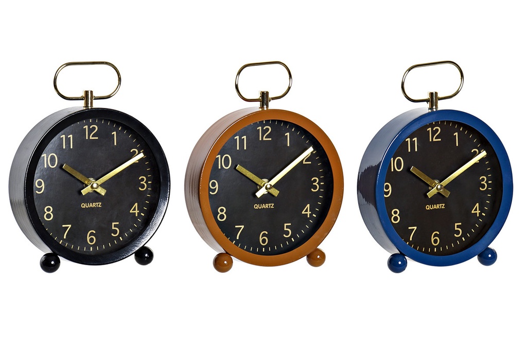DECO RE-170804 HORLOGE POSER METAL 15X4X20 3 MOD.