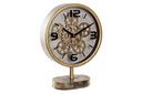 DECO RE-198997 HORLOGE POSER FER VERRE 30X7,5X41 MOUVEMENT DORE