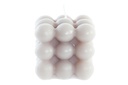 DECO VE-200134 BOUGIE CIRE 6X6X5 125 GR, 2 MOD.