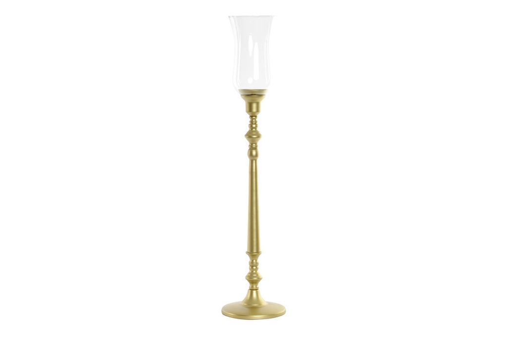 DECO PV-192888 CHANDELIER METAL VERRE 15X15X69 MAT DORE