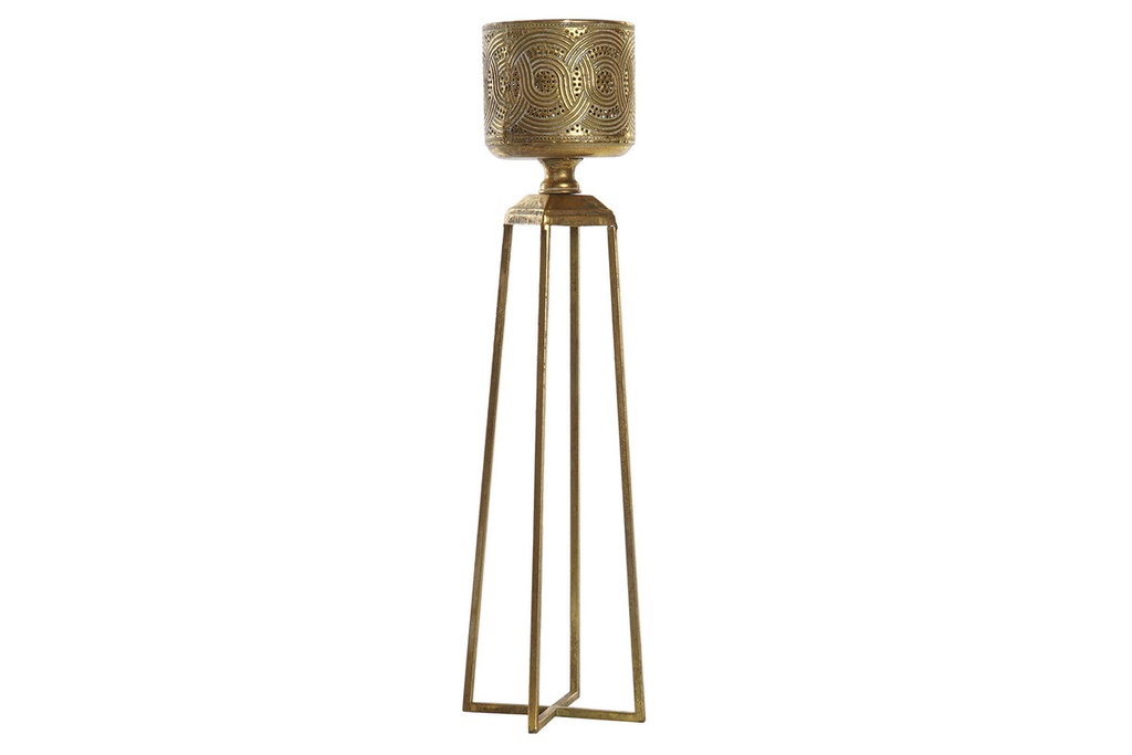 DECO LD-192190 CHANDELIER METAL 14X14X50 CUIVRE