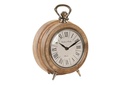 DECO RE-200969 HORLOGE POSER MANGUE ALUMINIUM 18X10,5X24 NICKELE
