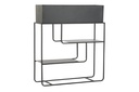 DECO MC-191287 SUPPORT POT FLEURS METAL 70X22,5X80 NOIR