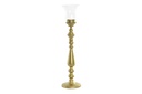 DECO PV-192889 CHANDELIER METAL VERRE 10X10X41 MAT DORE