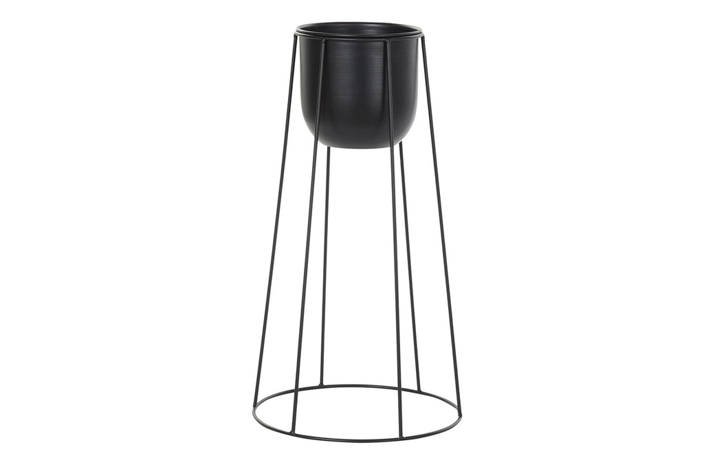 DECO MC-191288 POT METAL 33X33X61 NEGRO