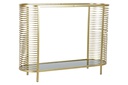 DECO MB-182554 CONSOLE METAL VERRE 106,5X31X79,5 MAT DORE