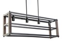 DECO LA-189459 PLAFONNIER PIN METAL 87X20X30 E27 MARRON