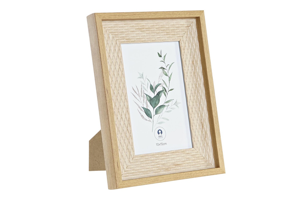 DECO MF-199269 CADRE PHOTO 10X15 MDF 16,5X2,5X22 NATUREL
