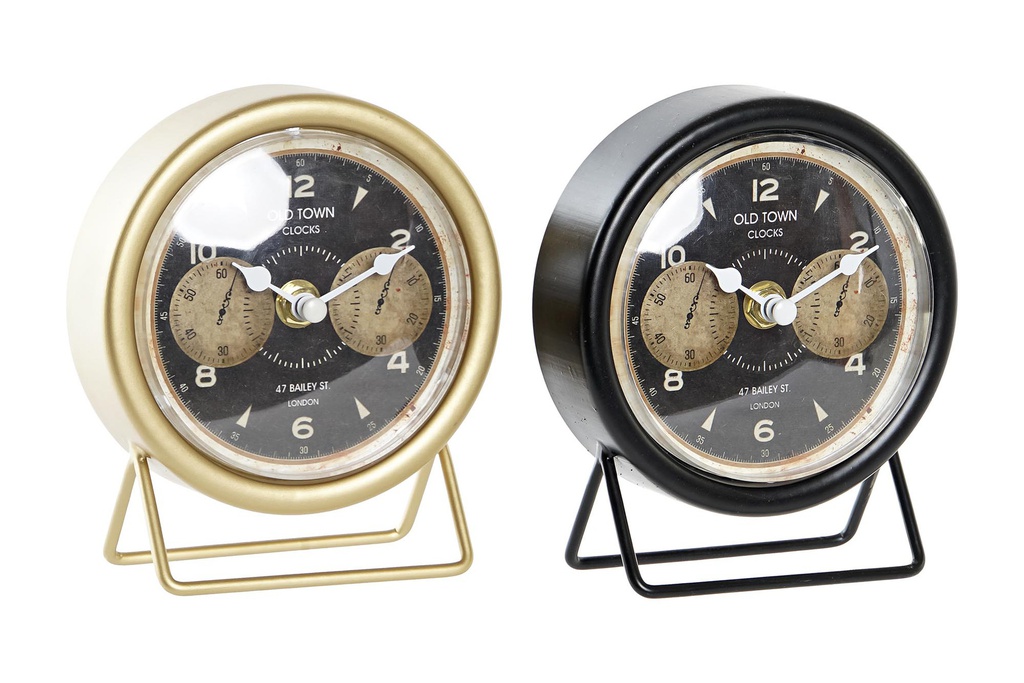 DECO RE-199317 HORLOGE POSER FER PVC 12X5X14 2 MOD.