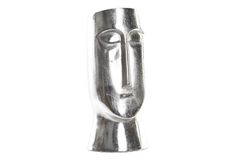 DECO AL-196000 VASE ALUMINIUM 17X16X36 FACE ARGENTE