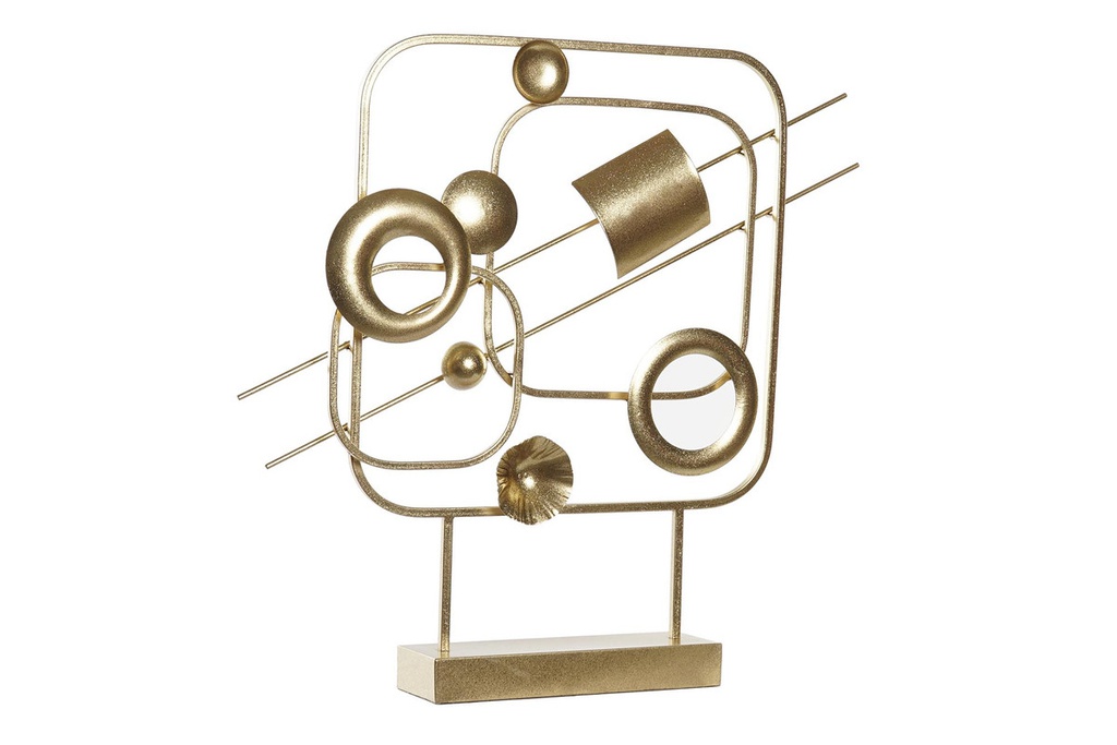 DECO DH-193486 DECORATION METAL 54X8,3X56,5 MODERNE DORE