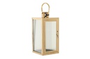 DECO FA-203349 LANTERNE METAL VERRE 16X16X34,5 DORE