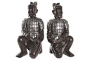 DECO FD-190704 FIGURE RESINE VERRE 20X19X42 GUERRIER 2 MOD.