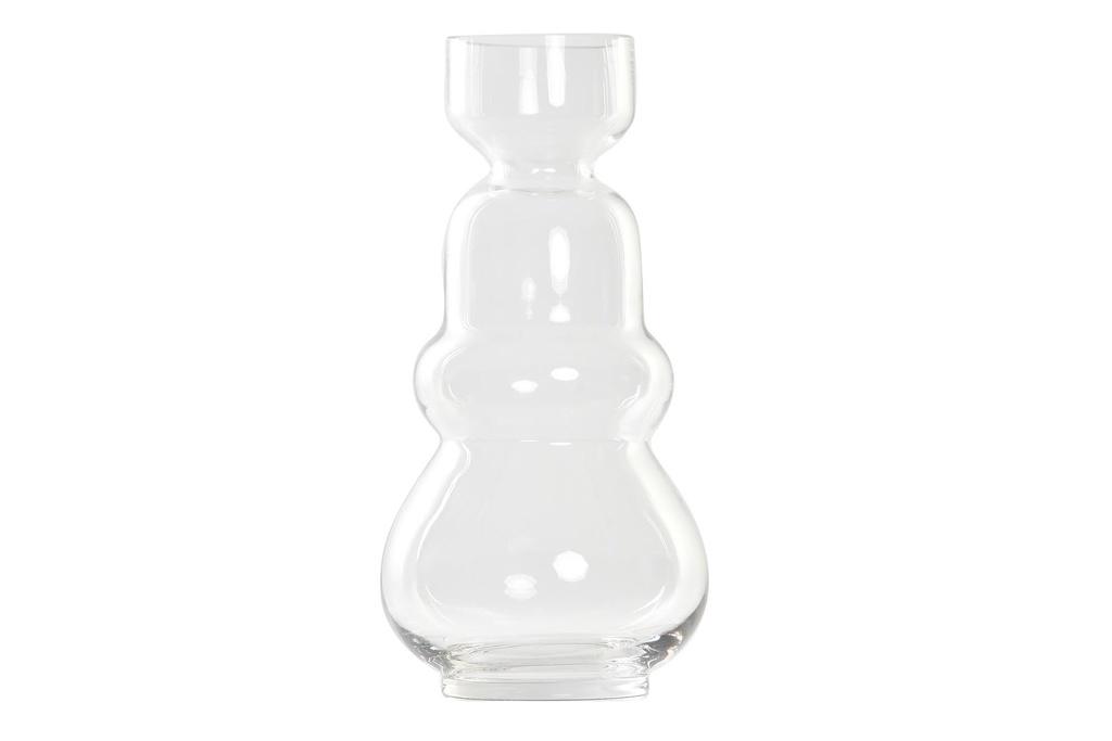 DECO JR-196827 VASE VERRE 14X14X30 TRANSPARENT