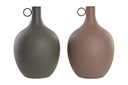 DECO JR-201036 VASE ALUMINIUM 23X23X38,5 POIGNEE 2 MOD.