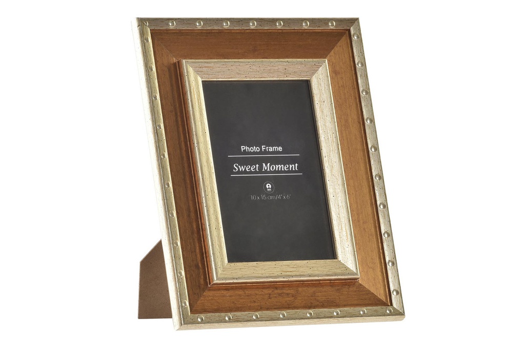 DECO MF-196631 CADRE PHOTO 10X15 MDF VERRE 19X2,2X24 DORE