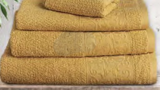 [LLTL200418] LL TL SERVIETTE MIRRA 70x140 JAUNE 100% COTON