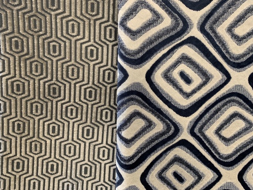 AT TISSU JAQ VEL FORM BLEU GRIS 600g 1,40m
