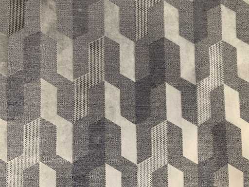 [TIAT240714] AT TISSU JAQ VEL PATRIE GRIS BLEU 600g 1,40m