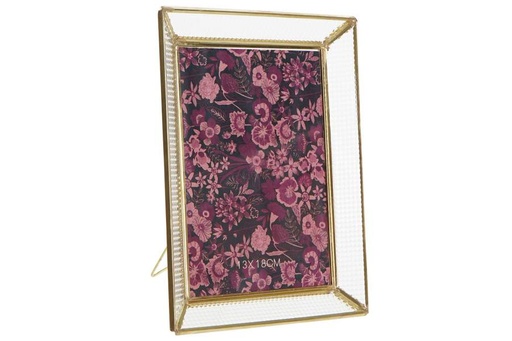 [DEIT250131] DECO LD-191448 CADRE PHOTO 15X20 METAL VERRE 17,5X3,5X22,5 DORE