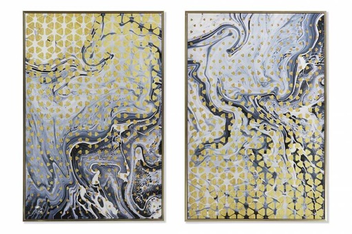 [DEIT250181] DECO CU-184958 TABLEAU PS TOILE 60X3X90 ABSTRAIT LAQUE 2 MOD.